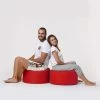Atelier Del Sofa Poef | Styrofoam Vulling | Waterdicht | Rood