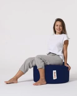 Marineblauwe Waterdichte Poef, 100% Gerecycled Piepschuim". 12 Marineblauwe Waterdichte Poef, 100% Gerecycled Piepschuim". -Collectie Woonkamermeubels 248FRN1550 20 208 9fcb