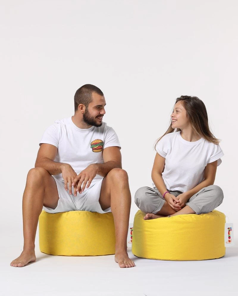 Gele Atelierpoef: Waterdicht, Gerecycled Piepschuim 9 Gele Atelierpoef: Waterdicht, Gerecycled Piepschuim - Afbeelding 9