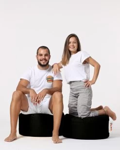 Atelier Del Sofa Poef | Piepschuim, Waterdicht, Zwart -Collectie Woonkamermeubels 248FRN1555 20 202 e353