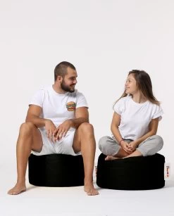 Atelier Del Sofa Poef | Piepschuim, Waterdicht, Zwart -Collectie Woonkamermeubels 248FRN1555 20 203 02de