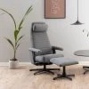 Relaxfauteuil Trany Met Voetbank - Grijs