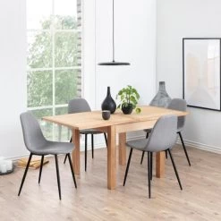 Eetkamerstoel Wilhelm - Lichtgrijs/zwart -Collectie Woonkamermeubels 29832A2D 654E 48C1 9A72 9468636B0C62 39c1