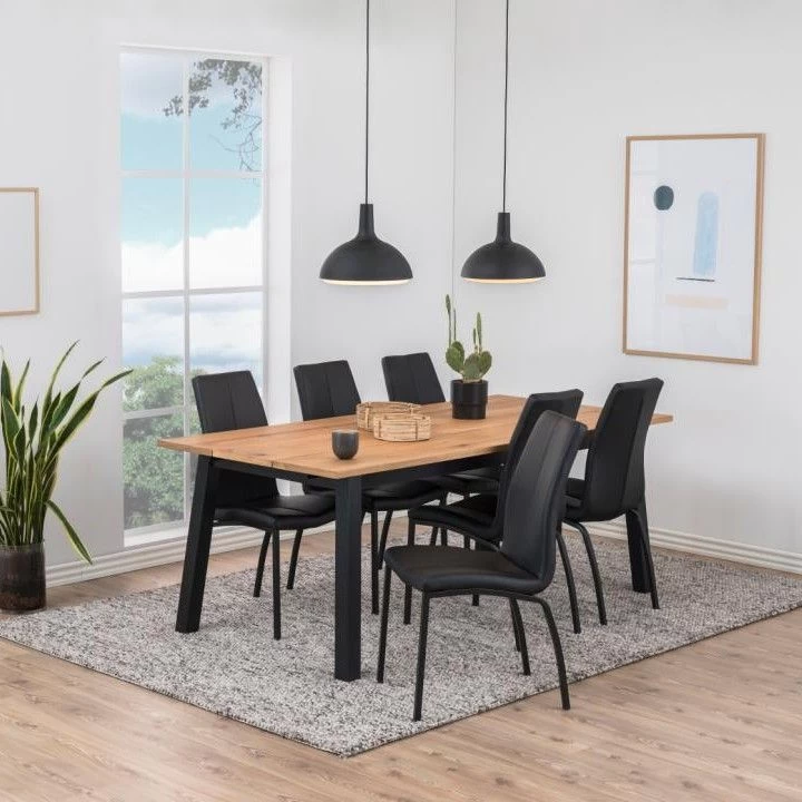 Eetkamerstoel Adama - Zwart 1 Eetkamerstoel Adama - Zwart