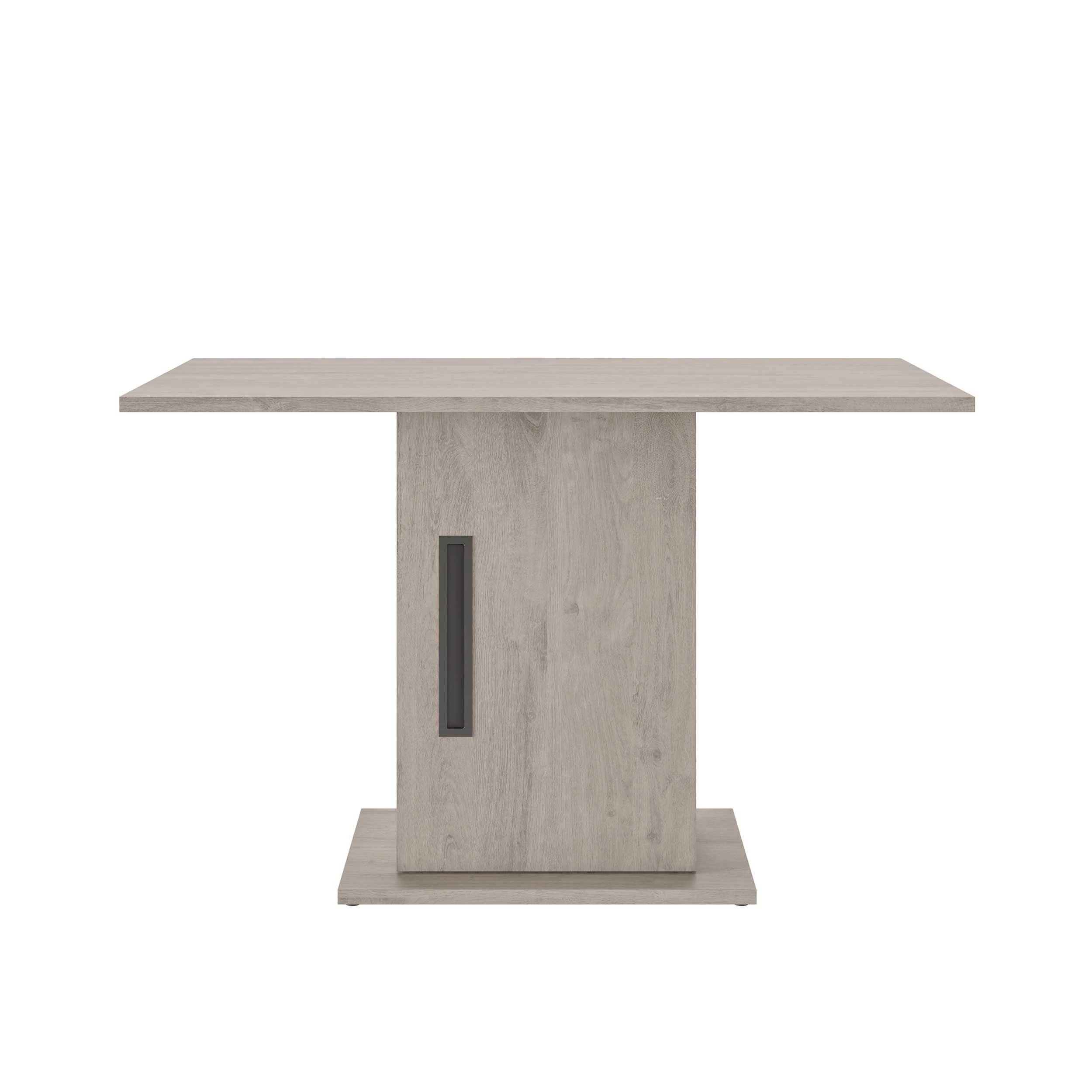 Tafel Met Opbergruimte Bosy 80x120 - Lichtgrijze Eik 2 Tafel Met Opbergruimte Bosy 80x120 - Lichtgrijze Eik - Afbeelding 2