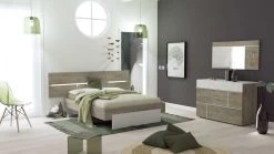 Spiegel Paxton 120cm - Grijze Eik -Collectie Woonkamermeubels 3102000108575 3102000108643 3102000108650 F1 PRADO 4381 LIT COMMODE ambiance 4d56