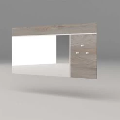 Spiegel Paxton 120cm - Grijze Eik -Collectie Woonkamermeubels 3102000108650 P PRADO 4381 MIROIR N23 18CD1711 947d