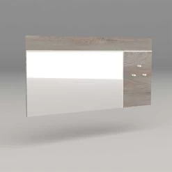 Spiegel Paxton 120cm - Grijze Eik -Collectie Woonkamermeubels 3102000108650 Q 18CD1711 PRADO 4381 MIROIR N23 93b5