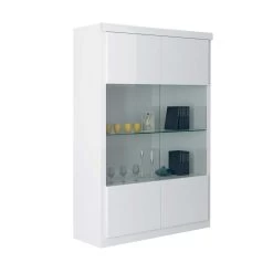 Vitrine Siola 120cm 2 Deuren - Wit 23 Vitrine Siola 120cm 2 Deuren - Wit -Collectie Woonkamermeubels 3102000109237 Z1 SPIRIT 36 VITRINE 2PO N40 19SC4020 e3fe