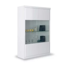 Vitrine Siola 120cm 2 Deuren - Wit 20 Vitrine Siola 120cm 2 Deuren - Wit -Collectie Woonkamermeubels 3102000109237 Z2 SPIRIT 36 VITRINE 2PO N40 19SC4020 3e0b