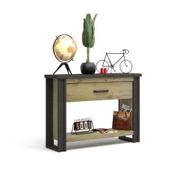 Sidetable Becky 119cm 1 Lade - Bruin -Collectie Woonkamermeubels 3102000112060 Z2 BAXTER 1117 CONSOLE 1T N 49 21SB1801 3f10