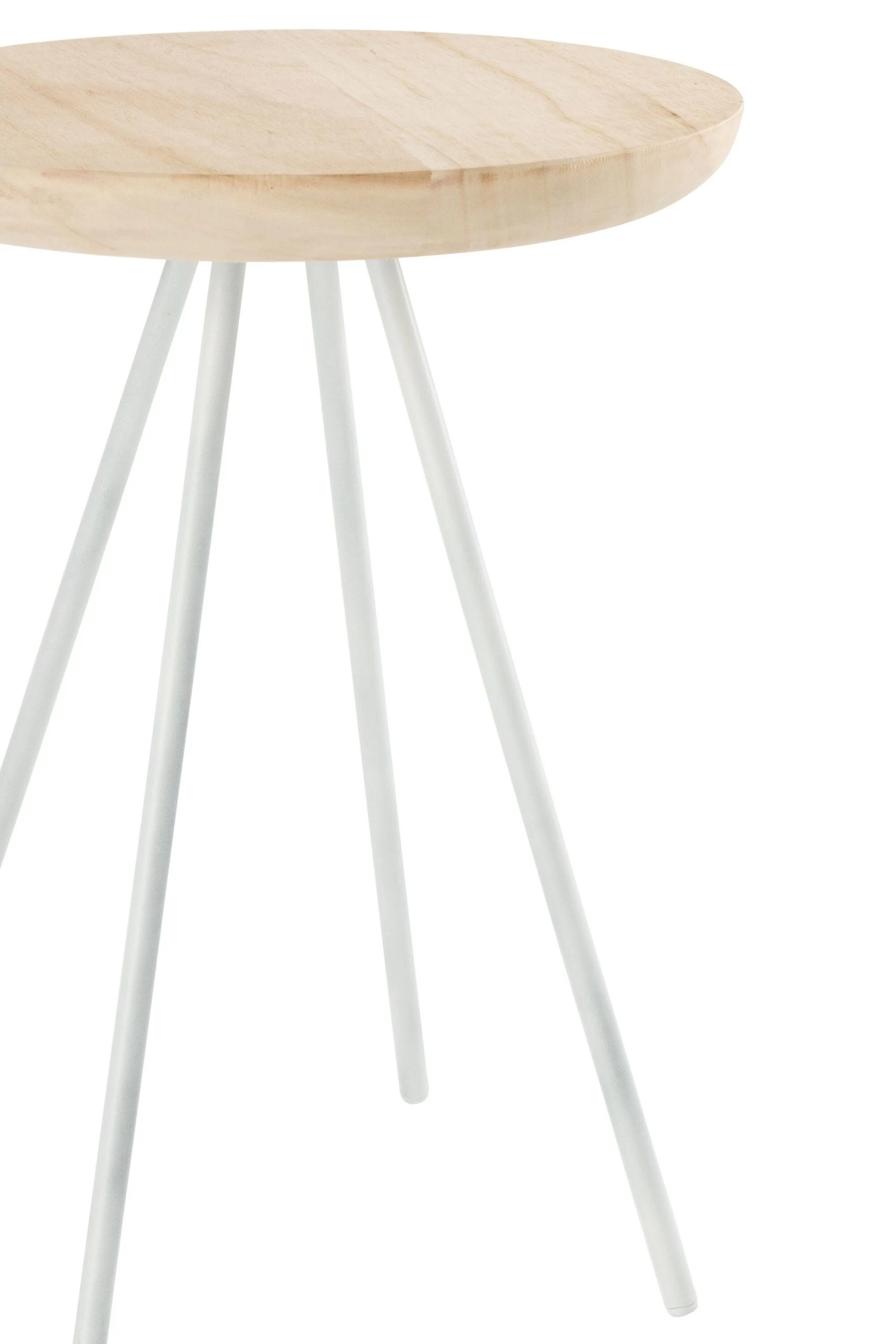 Set Van 2 Salontafel Marc Hout Metaal Naturel Zwart 4 Set Van 2 Salontafel Marc Hout Metaal Naturel Zwart - Afbeelding 4