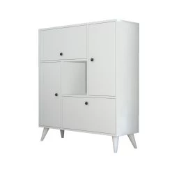 Elegante Multifunctionele Kast Met Muurbevestiging - Wit -Collectie Woonkamermeubels 389MZA1505 20 204 1ec5