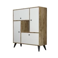 Elegant Opbergmeubel Met Meerdere Planken -Collectie Woonkamermeubels 389MZA1506 4 8421