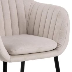 Armstoel Hermeline - Zand/zwart 13 Armstoel Hermeline - Zand/zwart -Collectie Woonkamermeubels 3E3FCC41 3A6A 4FAF B192 59AA400D1212 4a7f