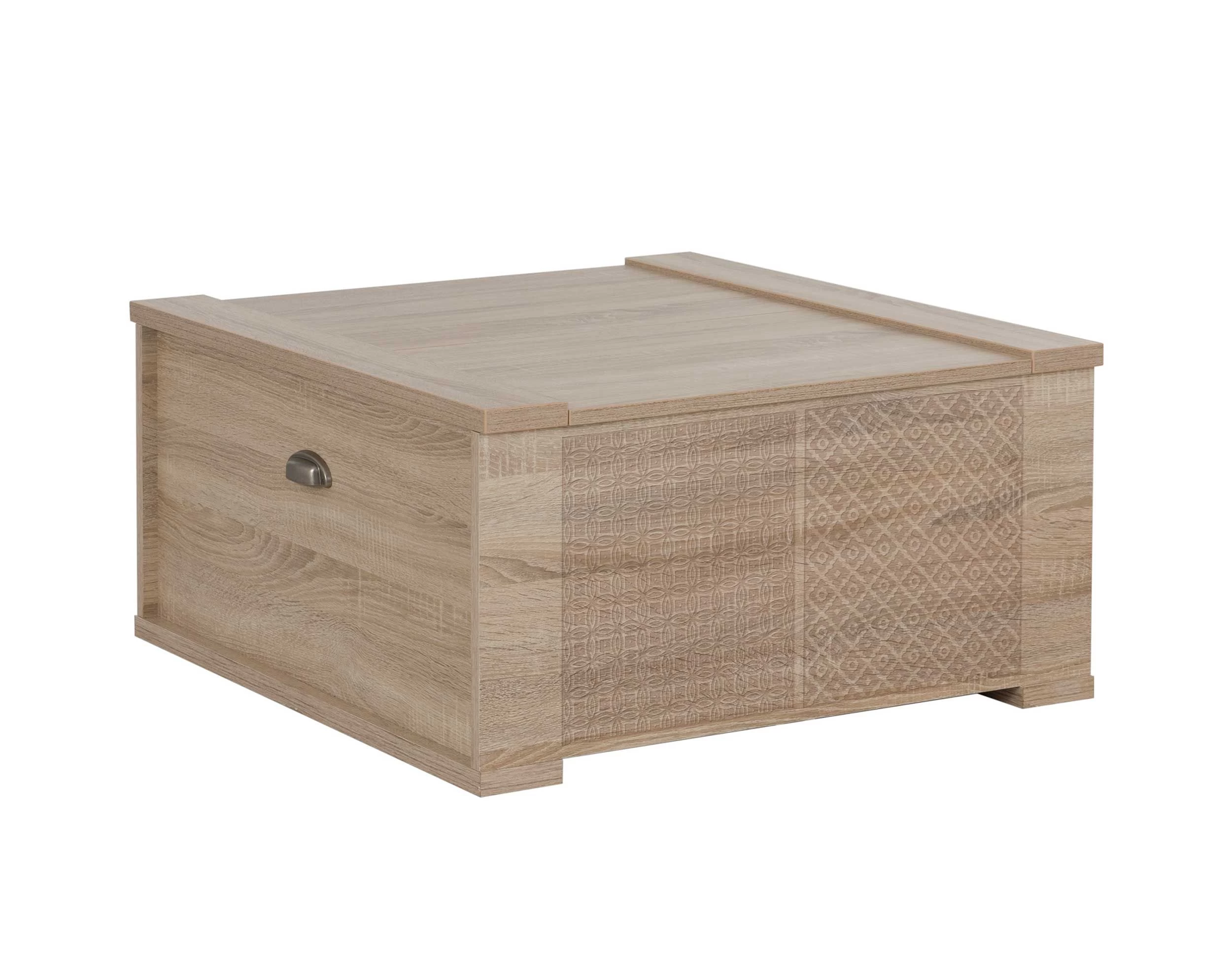 Salontafel Loïc 80x82cm - Eik 1 Salontafel Loïc 80x82cm - Eik