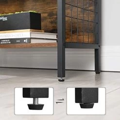 Rustiek Bruin En Zwart Boekenrek Met 4 Verdiepingen En Ophanghaken -Collectie Woonkamermeubels 41j5gyrN7oL. SL500 74b4