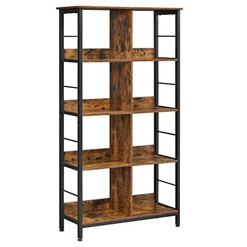 Industriële Boekenplank Met 4 Verdiepingen, Rustiek Bruin, 80 X 33 X 149 Cm 7 Industriële Boekenplank Met 4 Verdiepingen, Rustiek Bruin, 80 X 33 X 149 Cm - Afbeelding 7