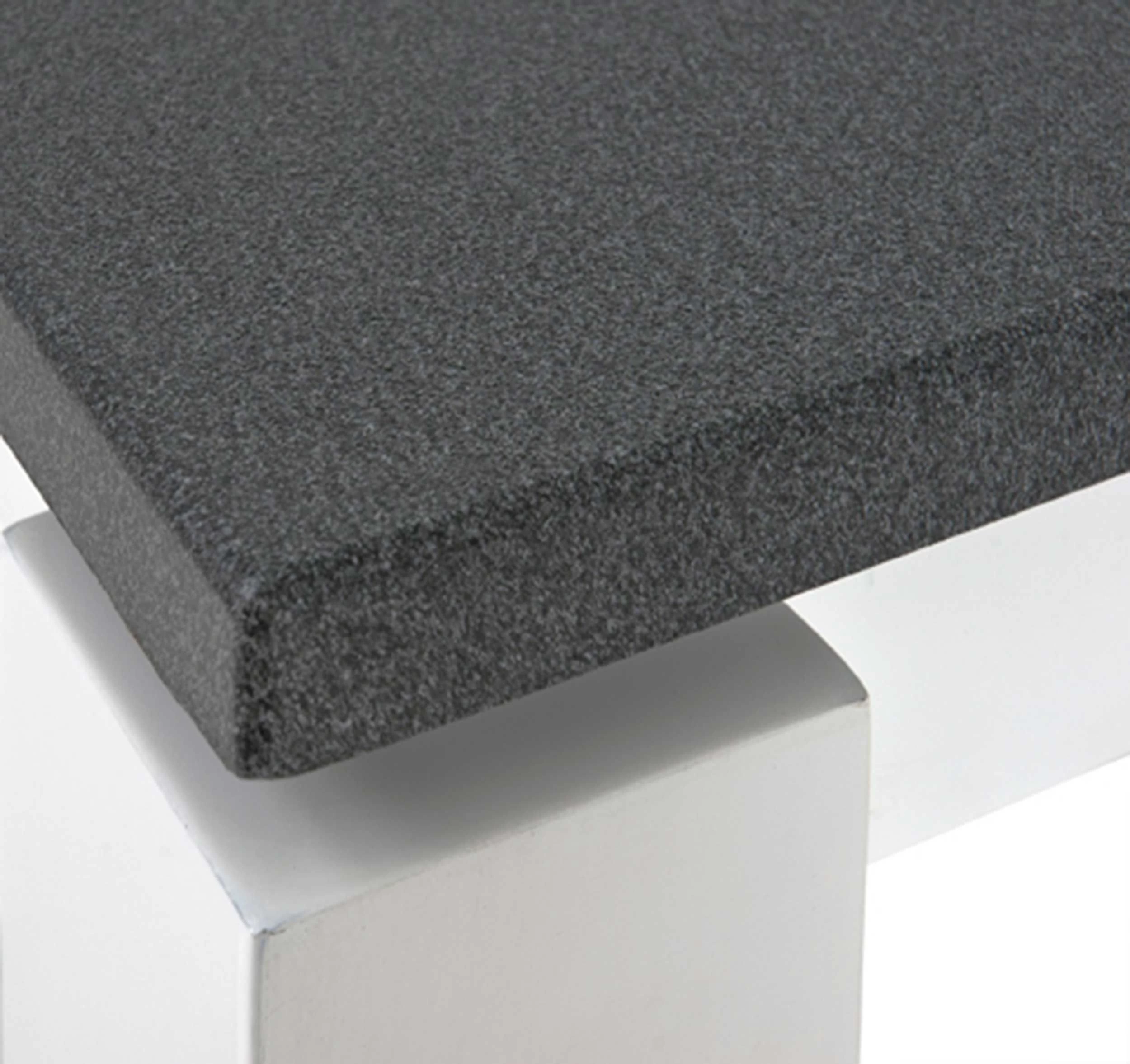 Bijzettafel Marius 40x40cm, 1 Lade - Wit/antraciet 2 Bijzettafel Marius 40x40cm, 1 Lade - Wit/antraciet - Afbeelding 2