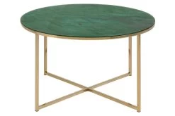 Salontafel Alisma ø80cm - Groen Marmer/ Goud -Collectie Woonkamermeubels 44B3E75F F908 4ADC BBC9 AFA2B91B834D b699