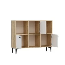 Olivia Dressoir | 100% Melamine |18mm | 120x96x35 | Saffier Eik -Collectie Woonkamermeubels 475OLV1701 7 ea92