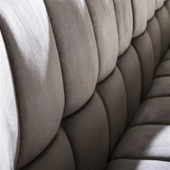 Eetkamerbank Rilla 180cm Velours - Antraciet -Collectie Woonkamermeubels 4955 45V 4 3fd1