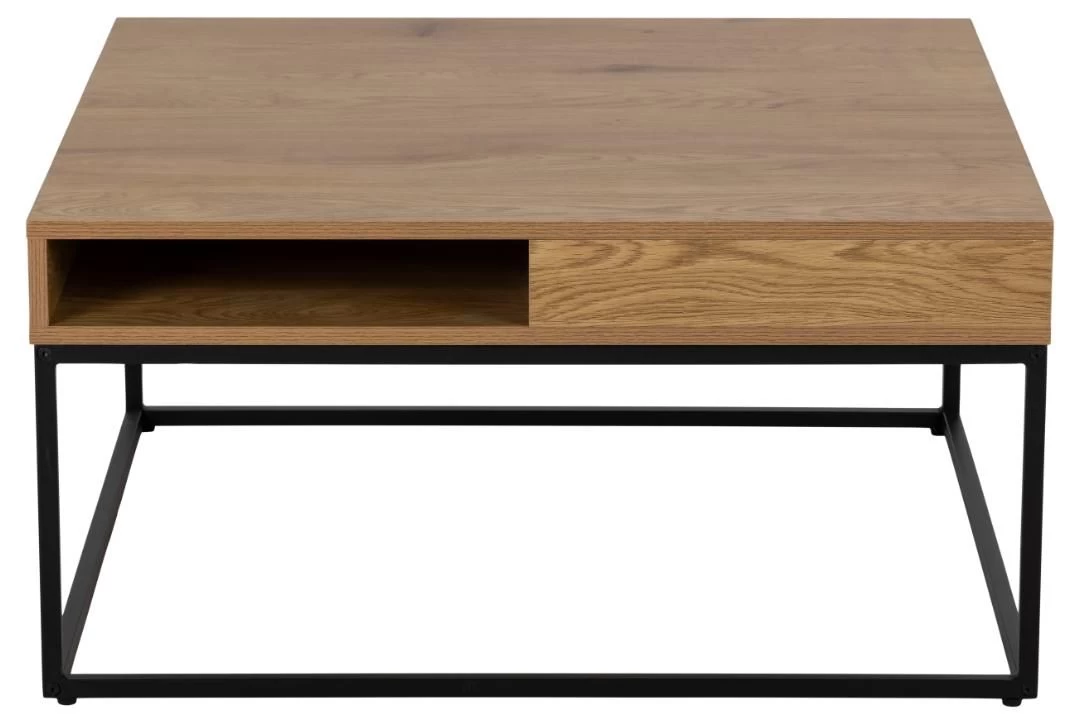 Salontafel Willford 80x80 - Eik/zwart 7 Salontafel Willford 80x80 - Eik/zwart - Afbeelding 7