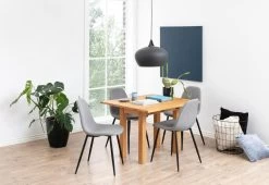 Eetkamerstoel Wilhelm - Lichtgrijs/zwart -Collectie Woonkamermeubels 4A74844C 65A0 4902 BAE2 C0A58DBB0A75 0568