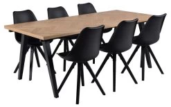 Eetkamerstoel Dima - Lederlook - Zwart 17 Eetkamerstoel Dima - Lederlook - Zwart -Collectie Woonkamermeubels 4FDAFB48 8A39 4F12 B7C1 4E277255C534 04c0