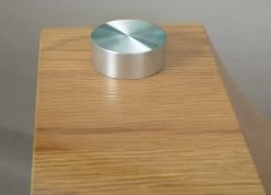 Salontafel Xhadas 110cm - Glas/eik -Collectie Woonkamermeubels 50111020 06 d71a