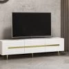 Woody Fashion TV-meubel | 18mm Melamine MDF | 180x50x42cm | Wit