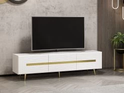 Woody Fashion TV-meubel | 18mm Melamine MDF | 180x50x42cm | Wit