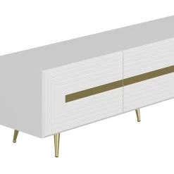 Woody Fashion TV-meubel | 18mm Melamine MDF | 180x50x42cm | Wit -Collectie Woonkamermeubels 506MNR1106 20 206 ecb8