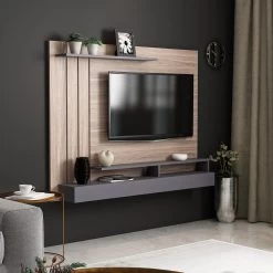 Modieus Woody TV-meubel | Melamine Coating | Geur Eiken". -Collectie Woonkamermeubels 506MNR1117 20 204 11ee