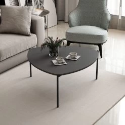 Moderne Antraciet Salontafel Met Metalen Frame -Collectie Woonkamermeubels 506MNR1216 20 203 3d2e