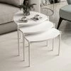 Stijlvolle Nesting Tables Met Melamine Coating - 3-delige Set | Wit