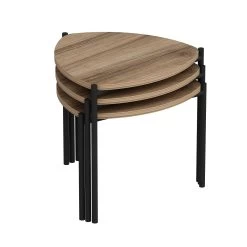 Stijlvolle Woody Fashion Nesting Table - Walnoot | 3-delige Set 15 Stijlvolle Woody Fashion Nesting Table - Walnoot | 3-delige Set -Collectie Woonkamermeubels 506MNR1225 20 207 e28f