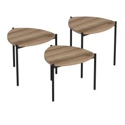 Stijlvolle Woody Fashion Nesting Table - Walnoot | 3-delige Set 12 Stijlvolle Woody Fashion Nesting Table - Walnoot | 3-delige Set -Collectie Woonkamermeubels 506MNR1225 20 208 ff1a