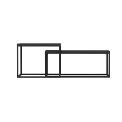 Woody Fashion Nesting Table Set | Melamine Coating | Metalen Frame | Zwart 9 Woody Fashion Nesting Table Set | Melamine Coating | Metalen Frame | Zwart -Collectie Woonkamermeubels 506MNR1232 20 204 fc89