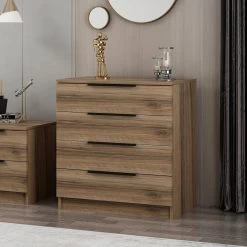 Woody Dressoir | 18mm Melamine | Notenhout -Collectie Woonkamermeubels 506MNR1520 20 202 f925