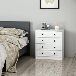Woody Dressoir | 100% Melamine Gecoat | Wit -Collectie Woonkamermeubels 506MNR1525 20 203 3581