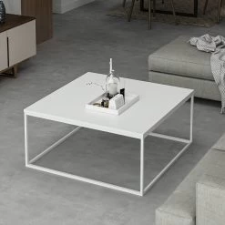 Moderne Witte Salontafel - Woody Fashion 90x42x90 -Collectie Woonkamermeubels 506MNR3423 20 203 883f