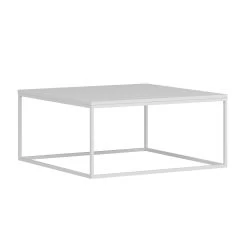 Moderne Witte Salontafel - Woody Fashion 90x42x90 -Collectie Woonkamermeubels 506MNR3423 20 204 e144