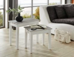 Bijzettafel Marik 43x30cm - Hoogglans Wit/grijs 7 Bijzettafel Marik 43x30cm - Hoogglans Wit/grijs -Collectie Woonkamermeubels 51141 51142 Milieu e6b2