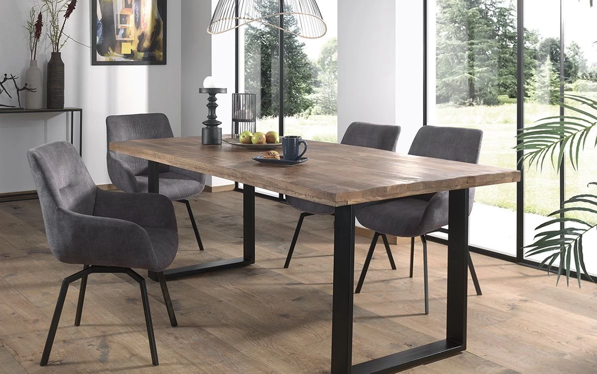 Tafel Margot 200x100 - Bruin 3 Tafel Margot 200x100 - Bruin - Afbeelding 3