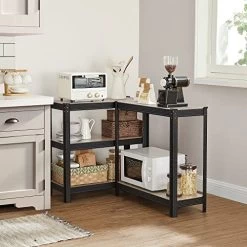 Songmics Stalen Opbergrek | Natuurlijk Zwart | 150 X 75 X 30 Cm -Collectie Woonkamermeubels 51w3Ap9zdXL. SL500 b11b