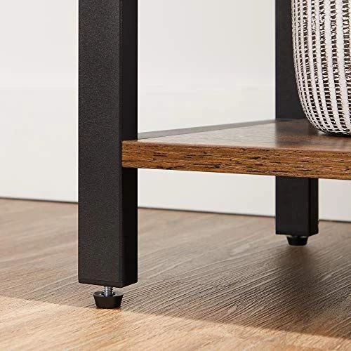 Rustieke Boekenplank 6 Niveaus: 66x30x186cm Stalen Frame 2 Rustieke Boekenplank 6 Niveaus: 66x30x186cm Stalen Frame - Afbeelding 2