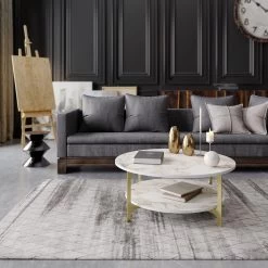 Hadley Salontafel | 100% Melamine | Metalen Poten | Goudwit 6 Hadley Salontafel | 100% Melamine | Metalen Poten | Goudwit -Collectie Woonkamermeubels 541HDL1213 20 202 a5bc