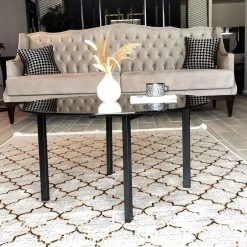 Locelso Salontafel | 100% Metaal | 6mm Dikte | Gehard Glas | 75x42x75 Cm | Fume Zwart 12 Locelso Salontafel | 100% Metaal | 6mm Dikte | Gehard Glas | 75x42x75 Cm | Fume Zwart -Collectie Woonkamermeubels 552NOS1408 20 203 b84f