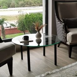 Locelso Salontafel | 6mm Dik | 100% Metaal En Gehard Glas -Collectie Woonkamermeubels 552NOS1409 20 207 b36a